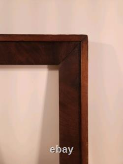 Vintage Harlequin Pair Of Civil War Era Wood Picture Frames c. 1860 Original