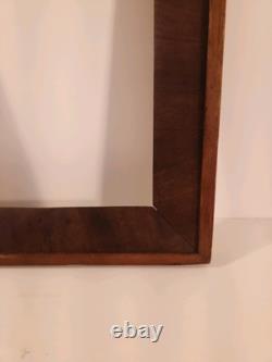 Vintage Harlequin Pair Of Civil War Era Wood Picture Frames c. 1860 Original
