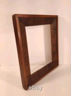 Vintage Harlequin Pair Of Civil War Era Wood Picture Frames c. 1860 Original