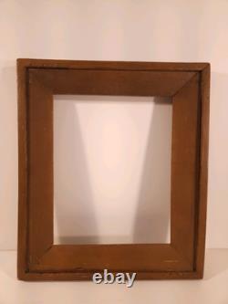 Vintage Harlequin Pair Of Civil War Era Wood Picture Frames c. 1860 Original