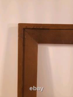 Vintage Harlequin Pair Of Civil War Era Wood Picture Frames c. 1860 Original