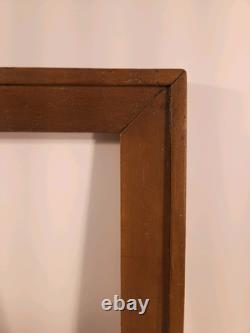 Vintage Harlequin Pair Of Civil War Era Wood Picture Frames c. 1860 Original