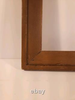 Vintage Harlequin Pair Of Civil War Era Wood Picture Frames c. 1860 Original