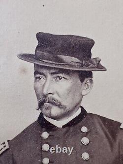 Vintage Matthew Brady Civil War CDV Photo of General Philip Sheridan Civil War