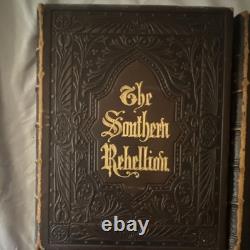 W. A. Crafts Civil War Illustrated Book, Leather, Samuel Walker & Co, 1867