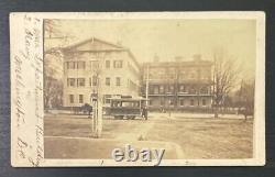 War & Navy Department Buildings & War & Navy Dept. Trolley 1862 CDV Photo Rare
