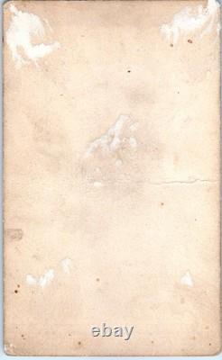 Washington & Lincoln Apotheosis CDV Photo Welcoming Lincoln to Heaven Angels