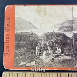 West Point Artillery Drill Civil War New York Stereoview J. P. Soule c1865 Y13608