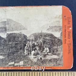 West Point Artillery Drill Civil War New York Stereoview J. P. Soule c1865 Y13608