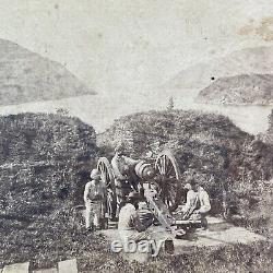 West Point Artillery Drill Civil War New York Stereoview J. P. Soule c1865 Y13608