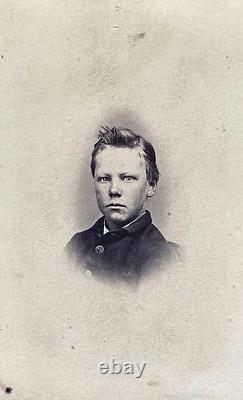 Western Americana Gold Rush Boy Central City, Colorado Territory CDV Photo 1864