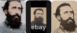 William B. Bate, Chickamauga Tennessee Confederate Civil War General Tintype