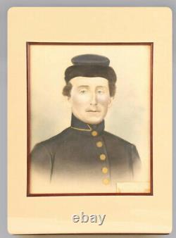 YOUNG UNION CIVIL WAR SOLDIER STANBERRY, MO Missouri -Original Pastel Painting