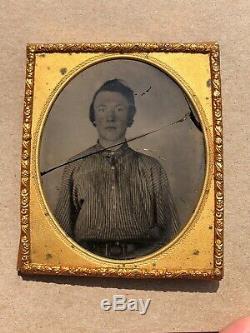 Yankee or Rebel Young Soldier Homespun Battle-shirt! Civil War! Ambrotype