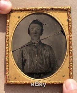 Yankee or Rebel Young Soldier Homespun Battle-shirt! Civil War! Ambrotype