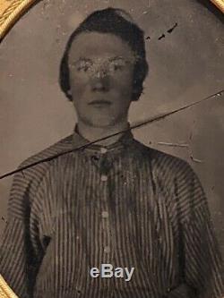 Yankee or Rebel Young Soldier Homespun Battle-shirt! Civil War! Ambrotype